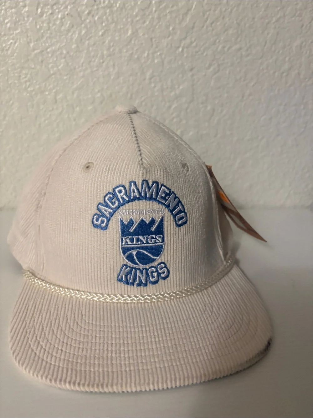 King Sacramento White Corduroy Hat